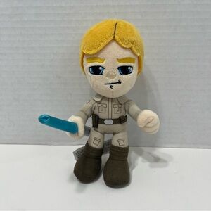STAR WARS Luke Skywalker plush stuffed action figure with light up lightsaber